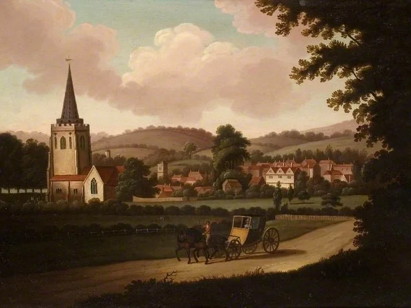 1763-Edward Dayes - Ognissanti, Hertford